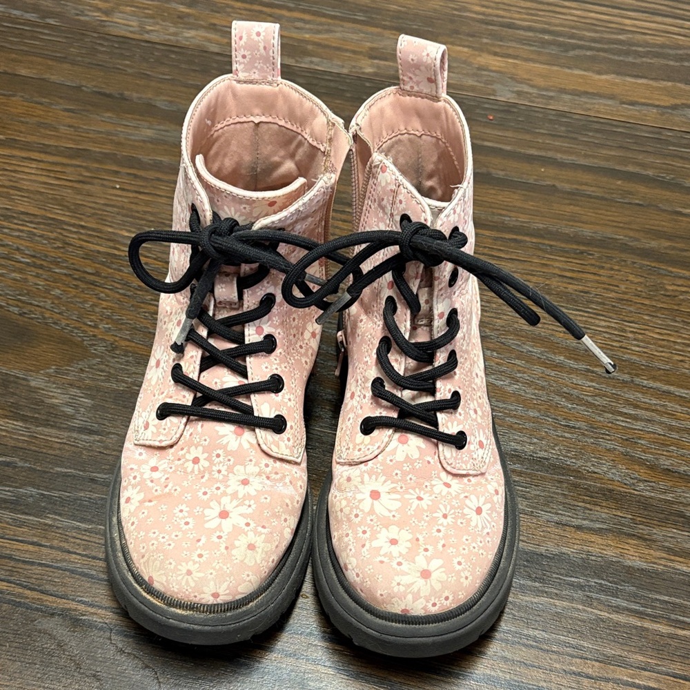 Target Pink Floral Kids Boots